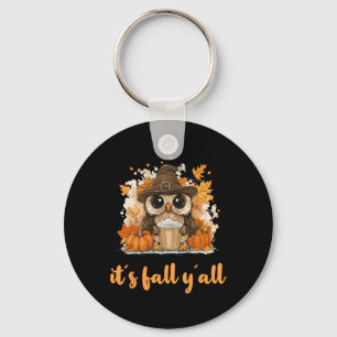 Porte-clés Owl Fall Thanksgiving C'est Fall Yáll