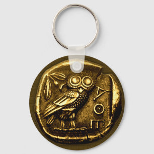 Porte-clés Owl on ancient greek coin