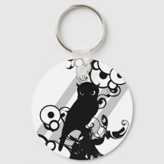 Porte-clés Owl Silhoutte
