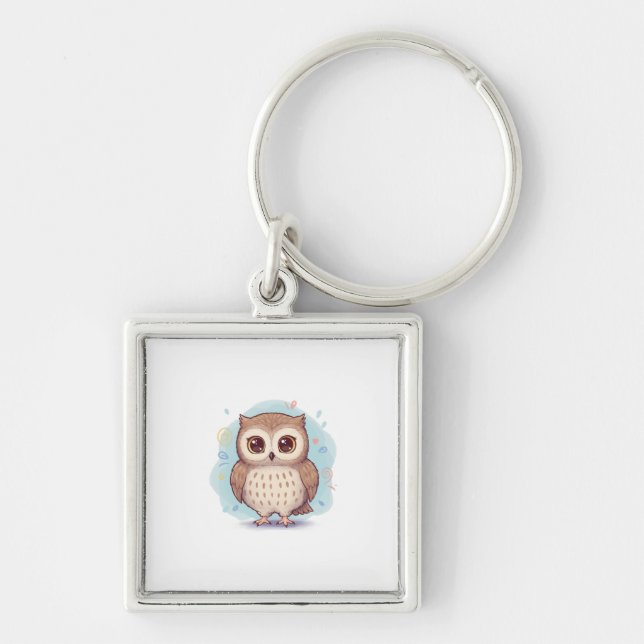 Porte-clés Owls that bring happiness (Devant)
