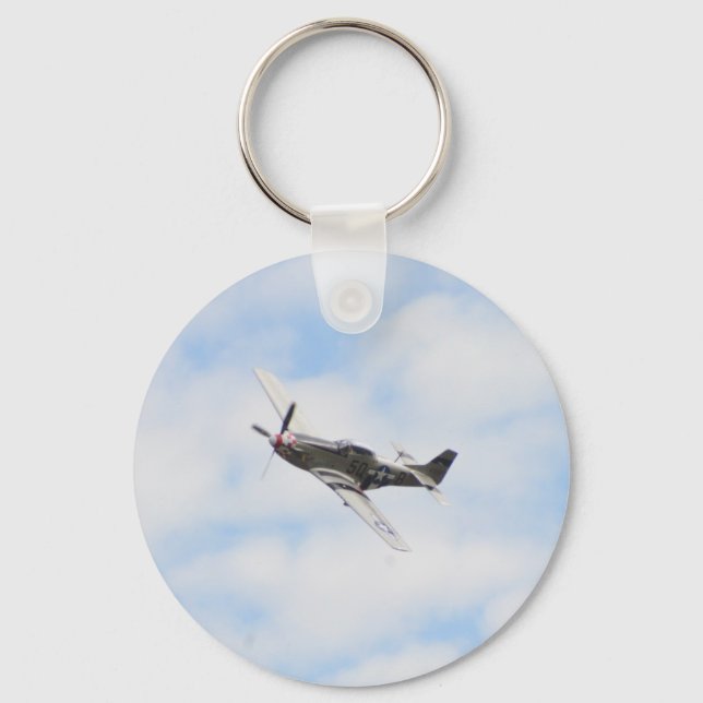 Porte-clés P51 Mustang En Vol (Recto)