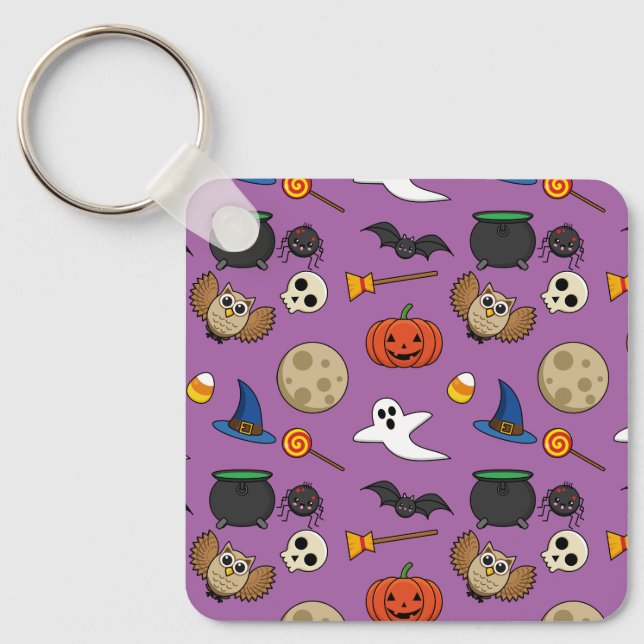 Porte-clés Pack Halloween Kawaii (Recto)