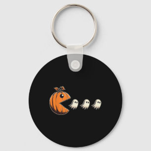 Porte-clés Pacween Drôle d'Halloween Citrouille Fantôme Gamer