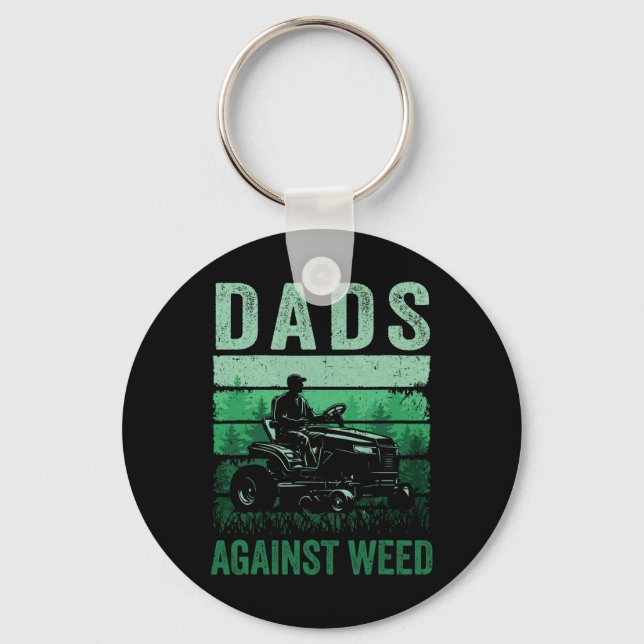 Porte-clés Padads Against Weed Funny Gardening Lawn Mowing Fa (Recto)