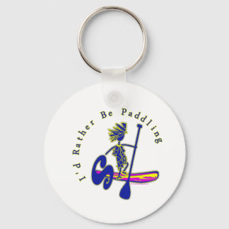 Porte-clés Paddleboard Je Préférerais Pagayer