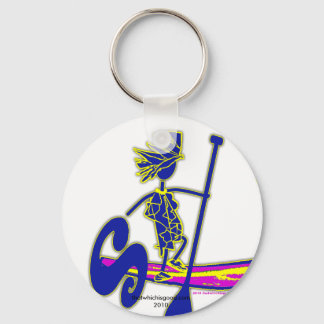 Porte-clés Paddleboard Je Préférerais Pagayer