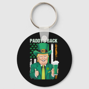 Porte-clés Paddy's Back Drôle Trump St. Patricks Day Hommes F