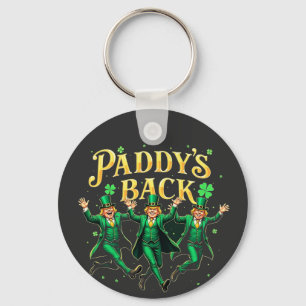 Porte-clés Paddy's Back Funny St Patrick's Day Trump Support
