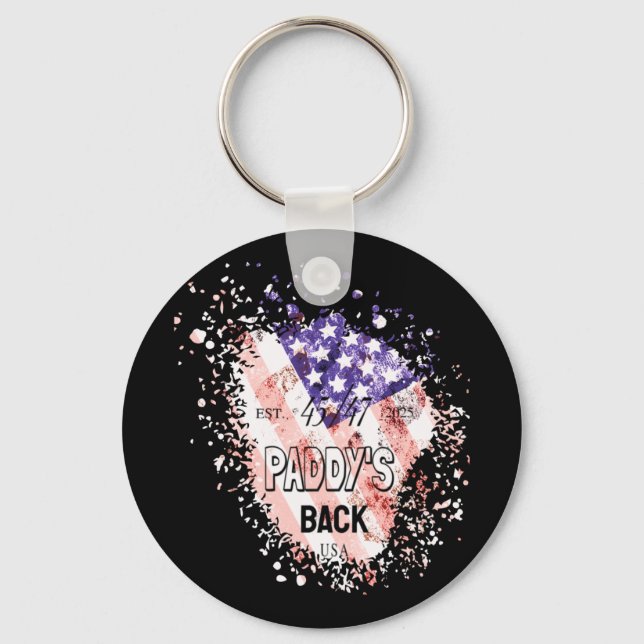 Porte-clés Paddy's Back Funny Trump1 (Recto)