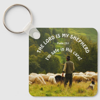 Porte-clés Paersonalized The Lord is my Shepherd Key Ring