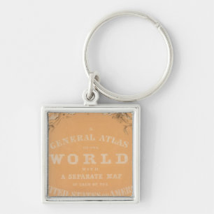 Porte-clés Page de titre de l'Atlas général du monde