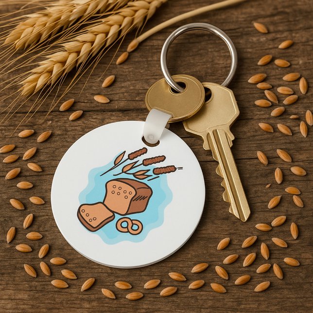 Porte-clés Pain complet rustique Cuisine de Ferme (Créateur téléchargé)