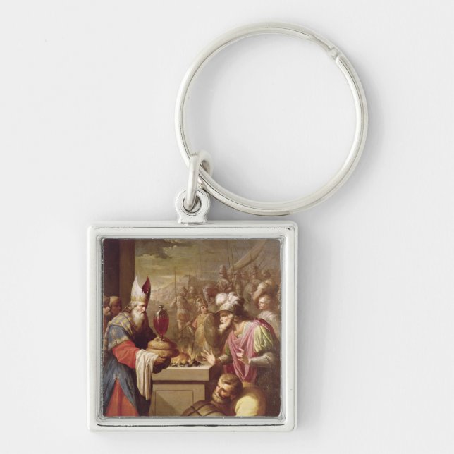 Porte-clés Pain et vin de offre de Melchizedek (Devant)