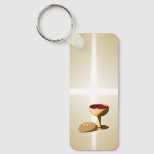 Porte-clés Pain et vin La Dernière communion de Pâques