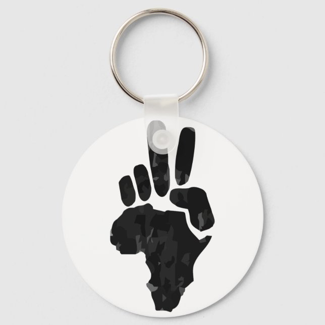 Porte-clés Paix africaine (Recto)