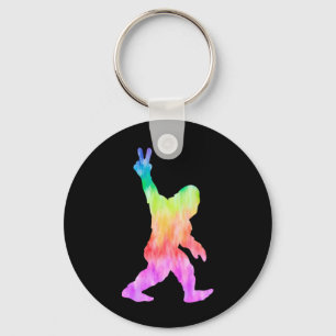 Porte-clés Paix Amour Bigfoot