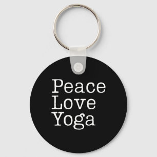 Porte-clés Paix Amour Yoga Bien-être Pleine Conscience Citati