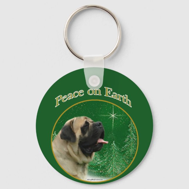 Porte-clés Paix du Mastiff (fawn) (Recto)