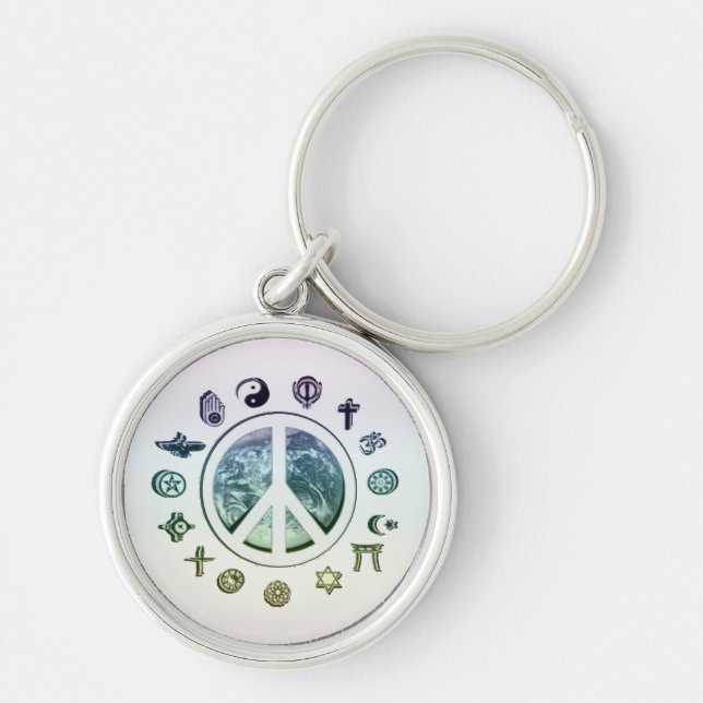 Porte-clés Paix du monde (Devant)