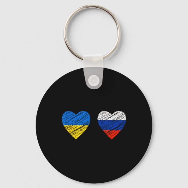 Porte-clés Paix entre l'Ukraine et la Russie  (Recto)