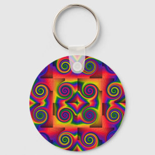 Porte-clés Paix et amour_