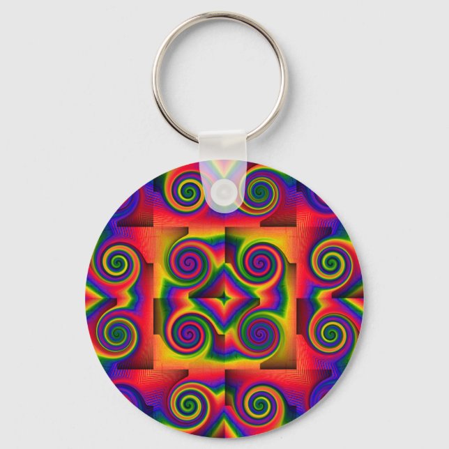 Porte-clés Paix et amour_ (Recto)