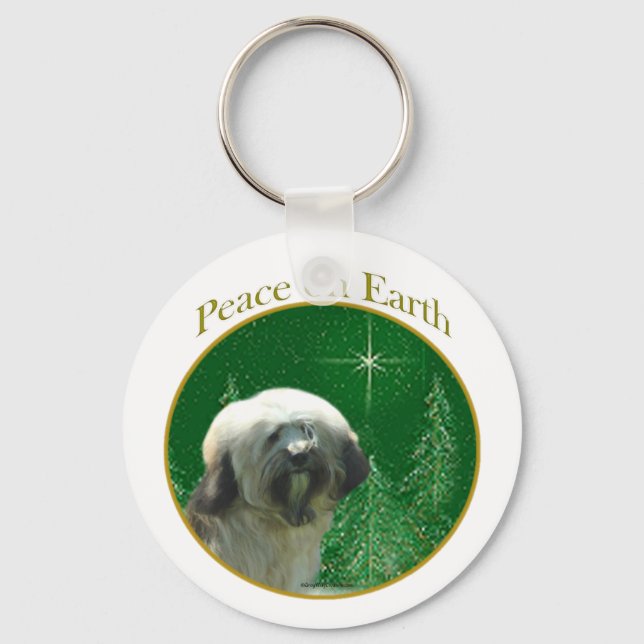 Porte-clés Paix TibétaineTerrier (Recto)