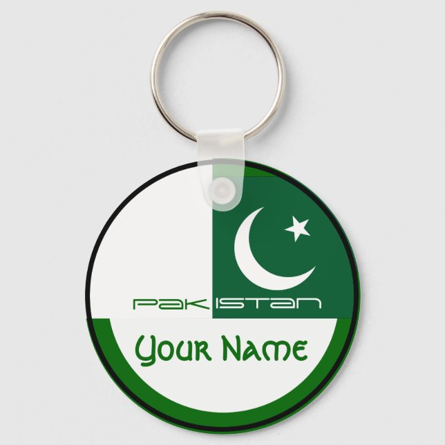 Porte-clés Pakistan - FLAG (Recto)
