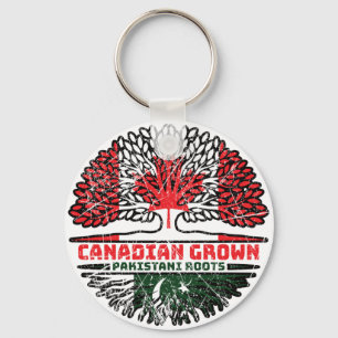 Porte-clés Pakistan Pakistanais Canadian Canada Tree Roots Dr