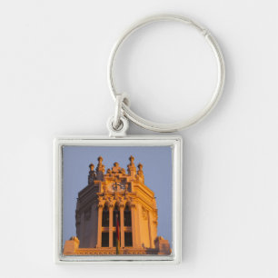 Porte-clés Palacio de Comunicaciones, détail de la tour, couc