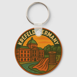 Porte-clés Palais d'art de Krefeld Allemagne