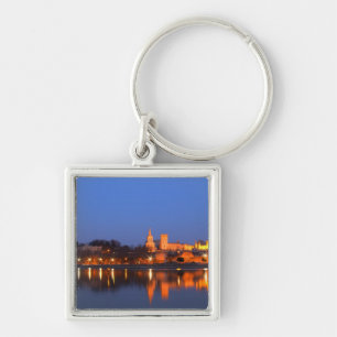 Porte-clés Palais des Papes à Avignon et le Rhône au