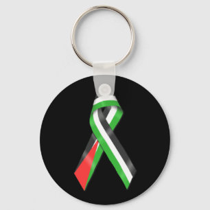 Porte-clés Palestine flag ribbon Keyring