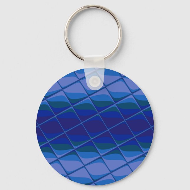 Porte-clés palette indigo (Recto)
