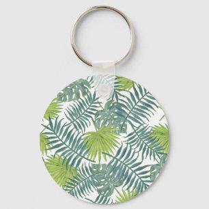 Porte-clés Palm Tree Fronds Peinture Hawaiian Print