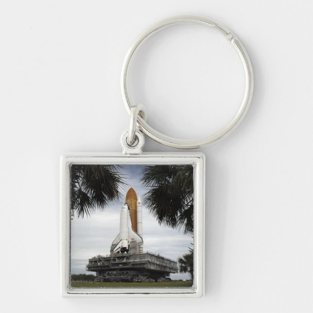 Porte-clés Palmetto arbres cadre navette spatiale Endeavour (Devant)