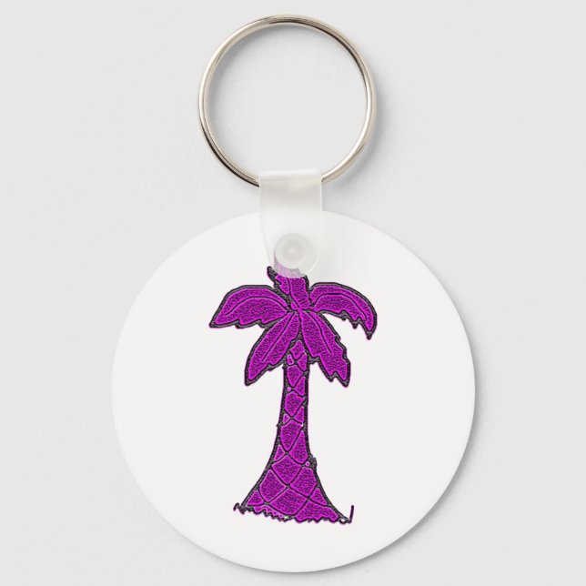 Porte-clés palmetto de la carolina du sud (Recto)