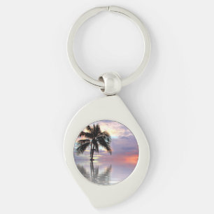 Porte-clés Palmier dans la Baie