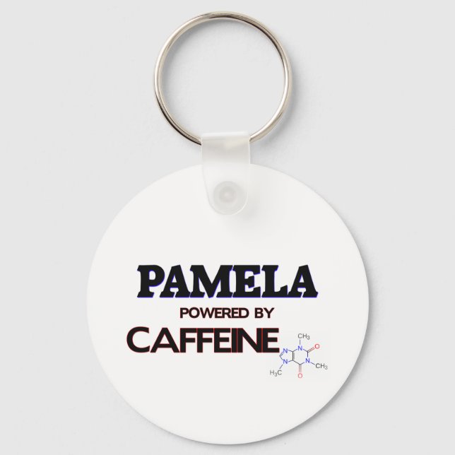 Porte-clés Pamela alimentée par la caféine (Recto)