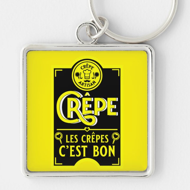 Porte-clés Pancakes français (Devant)