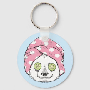 Porte-clés Panda au spa