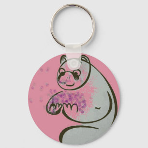 Porte-clés Panda Bear Love
