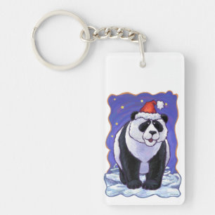 Porte-clés Panda Bear Noël