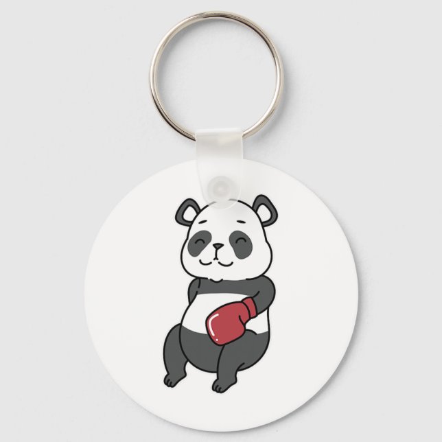 Porte-clés Panda Boxe (Recto)