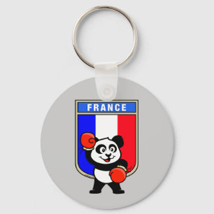 Porte-clés Panda de boxe française