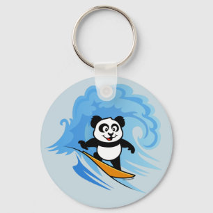 Porte-clés Panda de surf