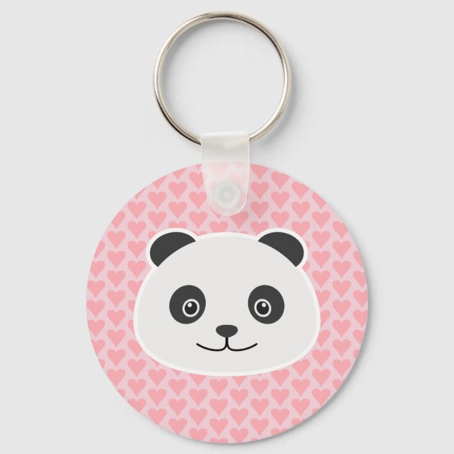Porte-clés Panda love (Recto)