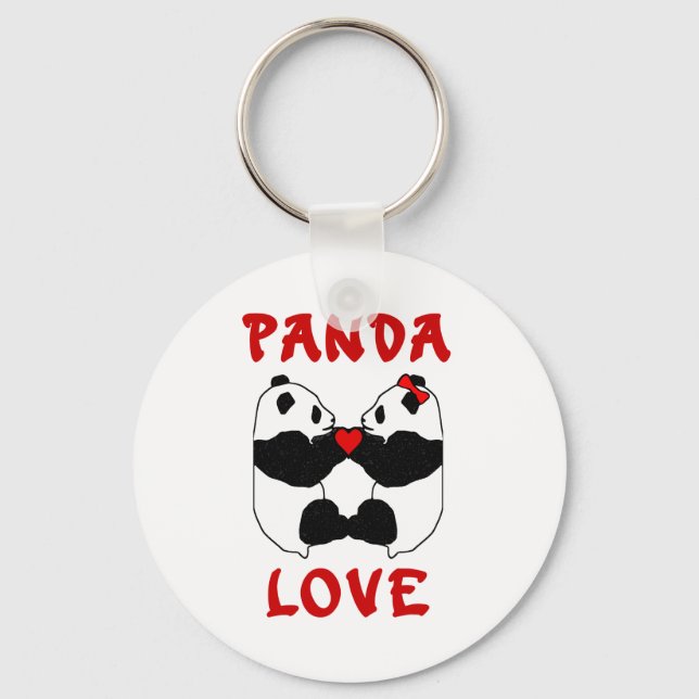 Porte-clés Panda Love (Recto)