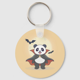 Porte-clés Panda Magicien Fantaisiste avec Chapeau Magique