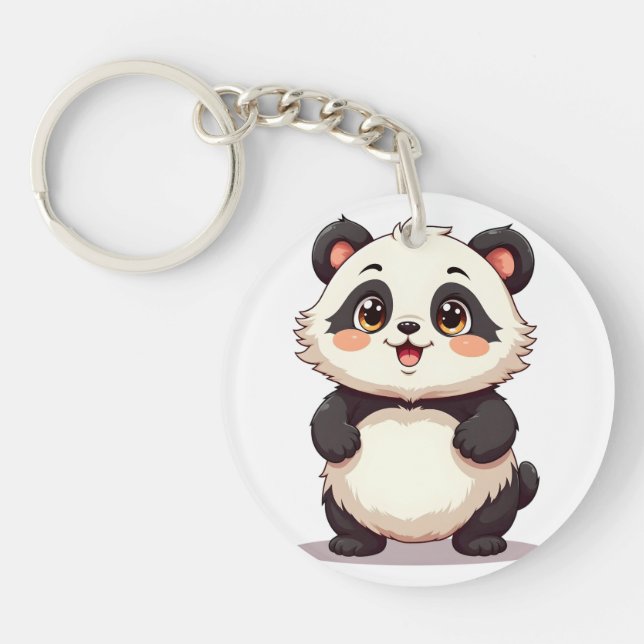 Porte-clés Panda Mignon | Accessoire Panda Adorabl (Devant)
